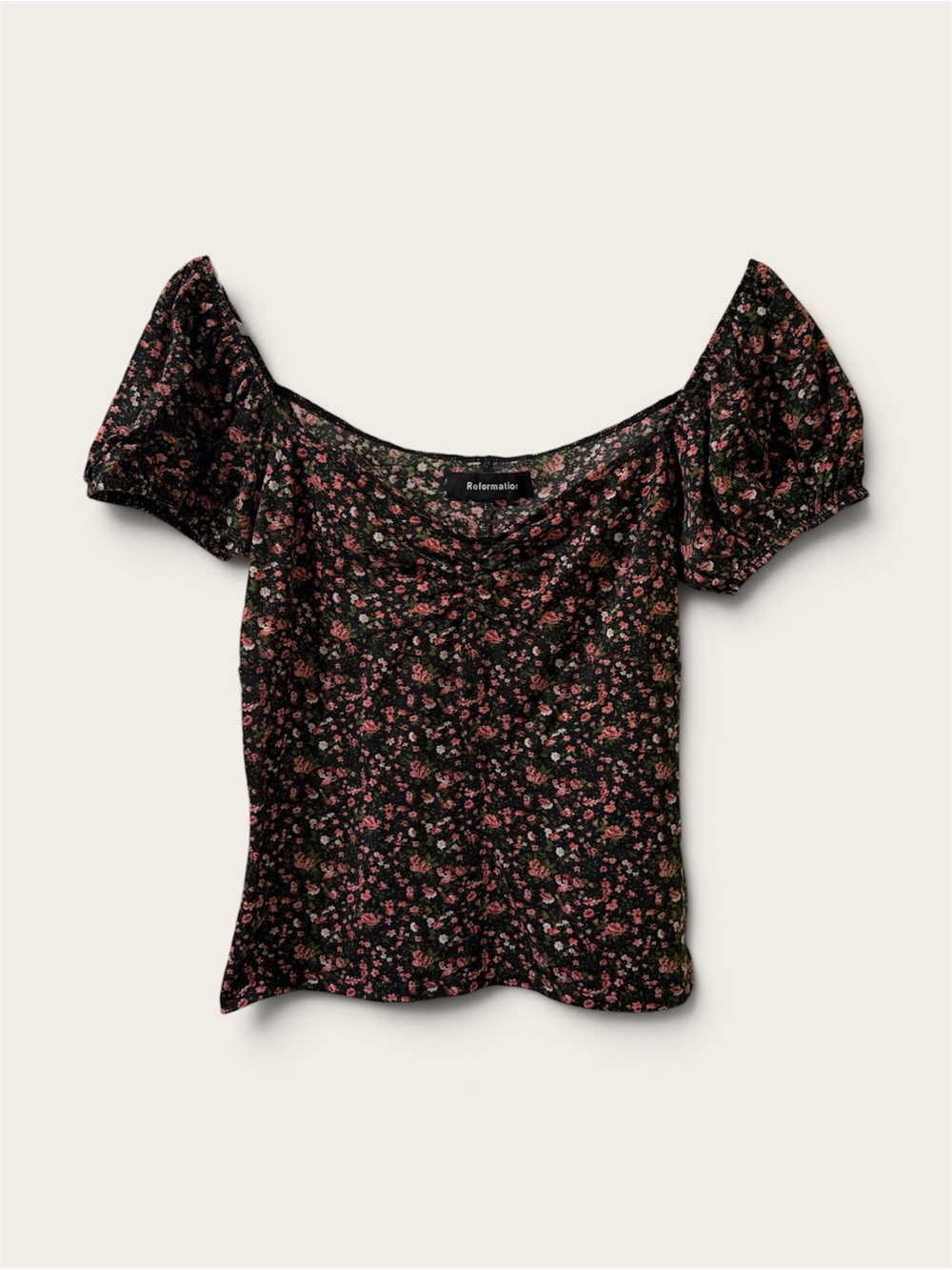 Reformation Pamplemousse Top - Roma Floral